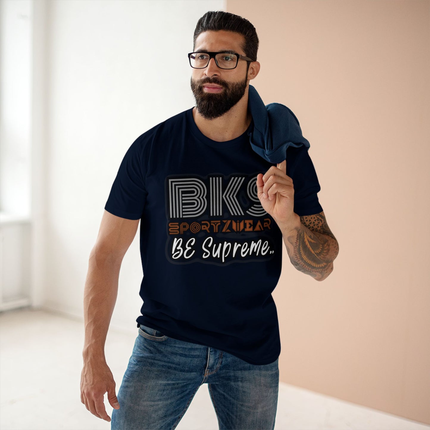 Men's BKS Grafitti Supreme Boxy T Shirt( TS 1004)