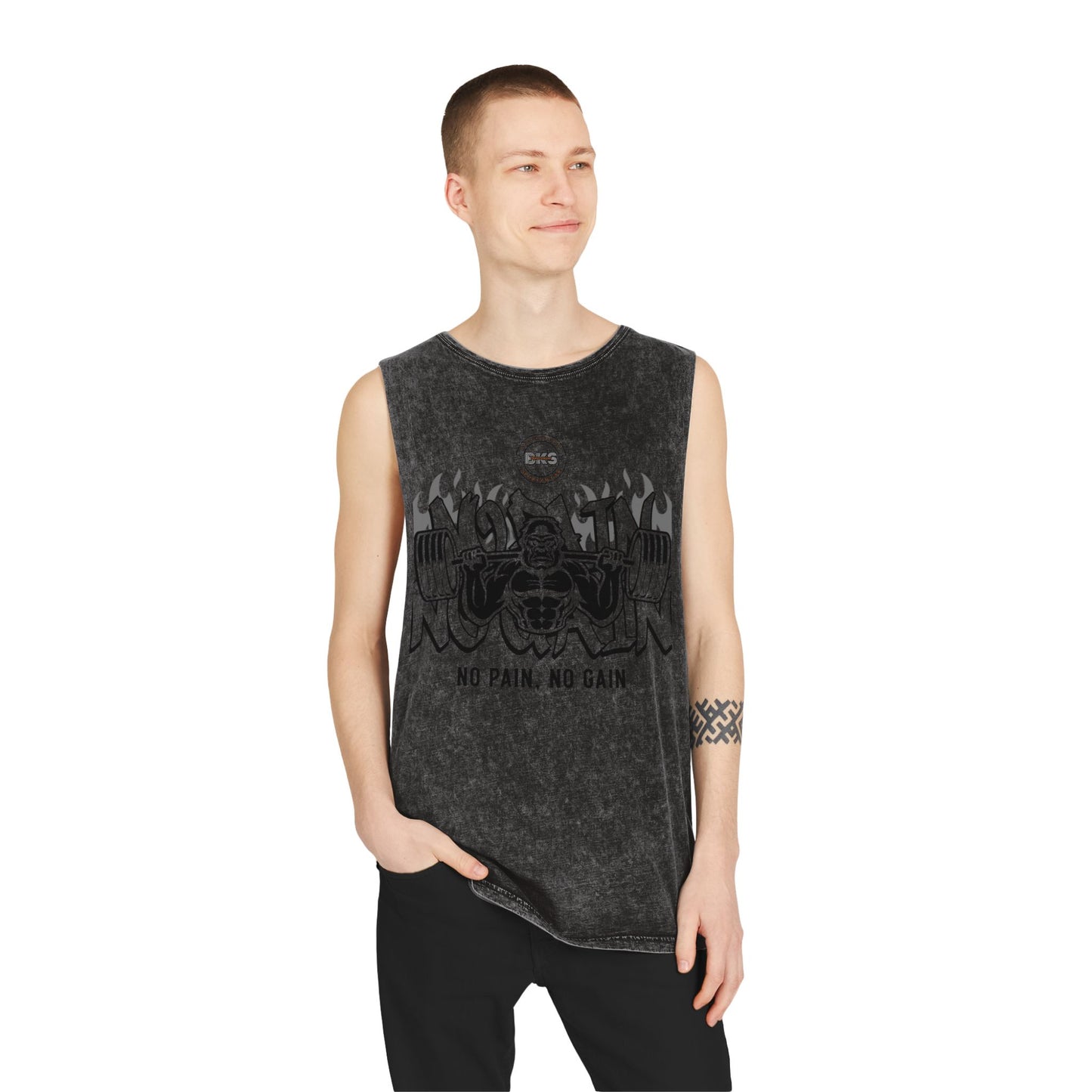 Gorilla Heat Stonewash Tank Top T Shirt (TS 1006)