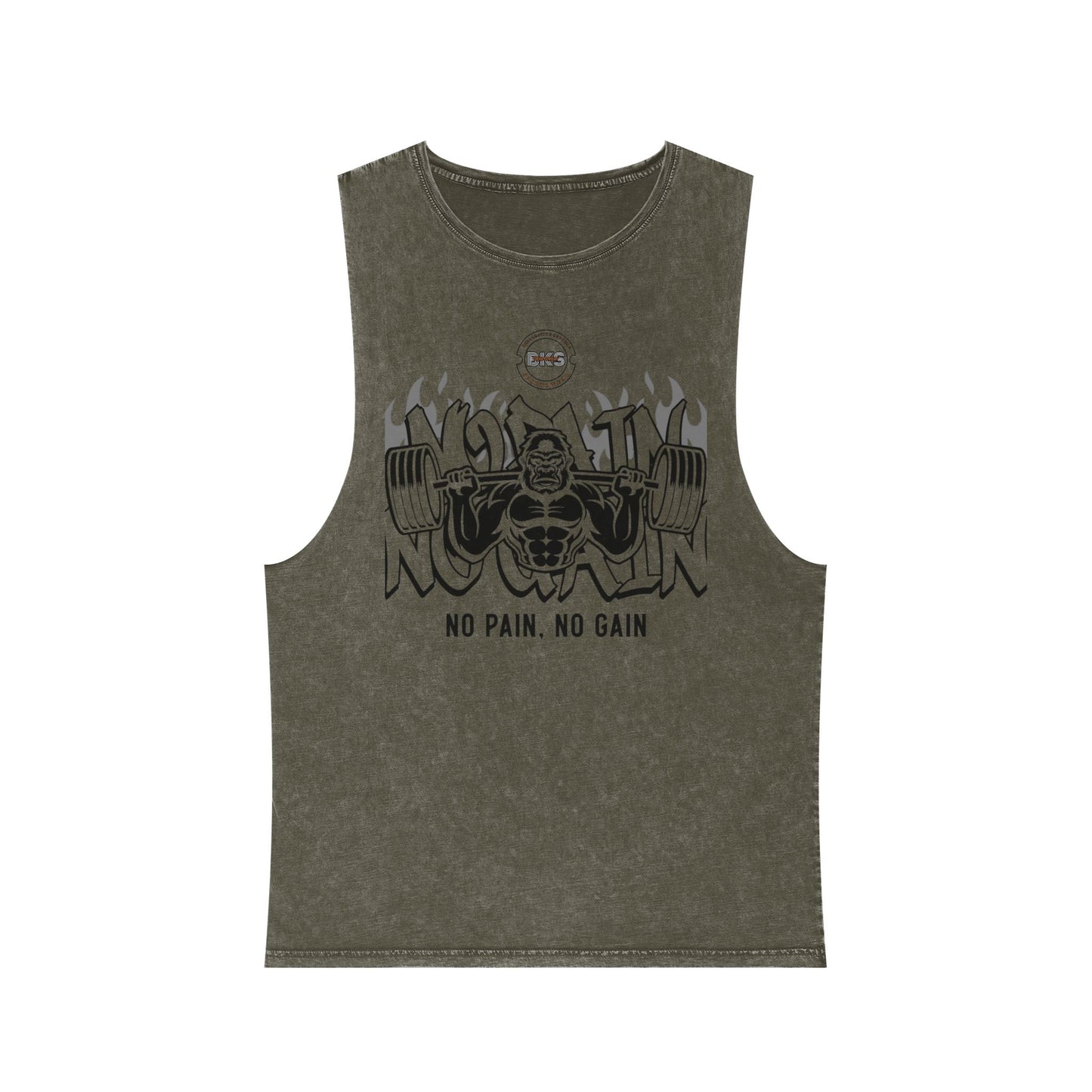 Gorilla Heat Stonewash Tank Top T Shirt (TS 1006)