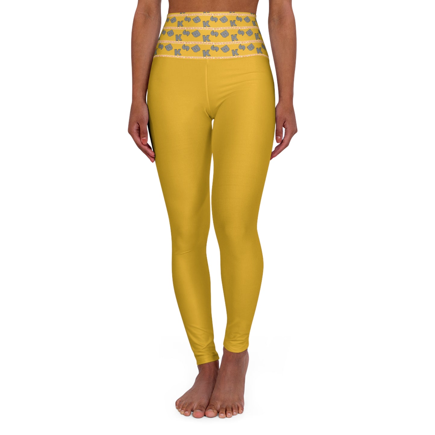 Supreme High Waisted Yoga Leggings  yellow (YP 7103)