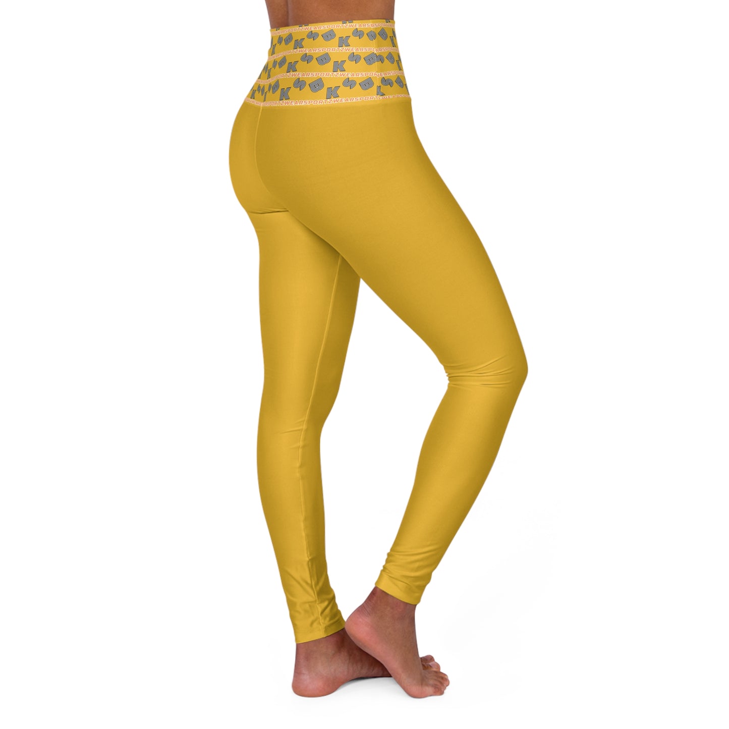 Supreme High Waisted Yoga Leggings  yellow (YP 7103)