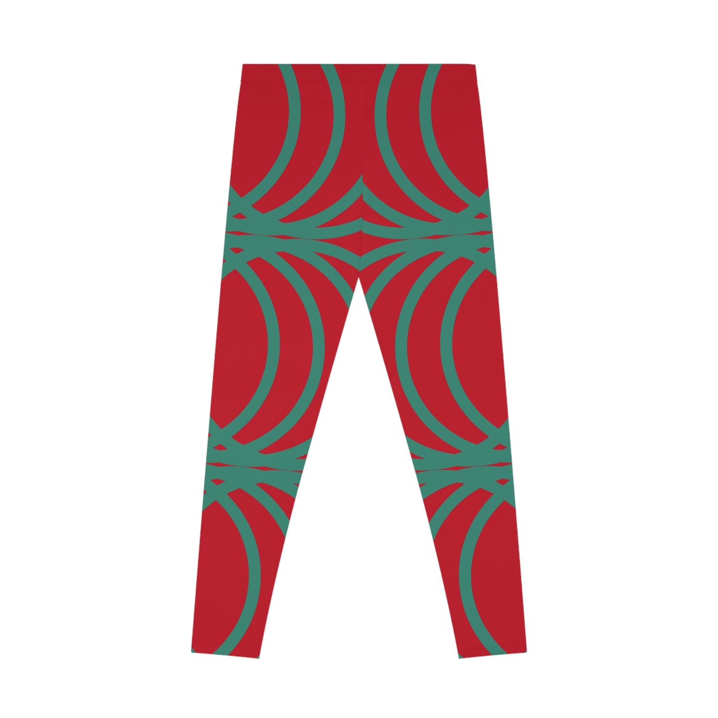 Circle Symetry Stretchy Leggings X-MAS Edition red (YP5100c)