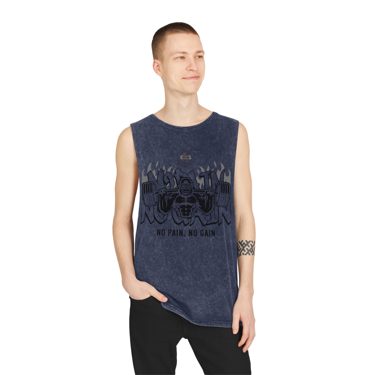 Gorilla Heat Stonewash Tank Top T Shirt (TS 1006)