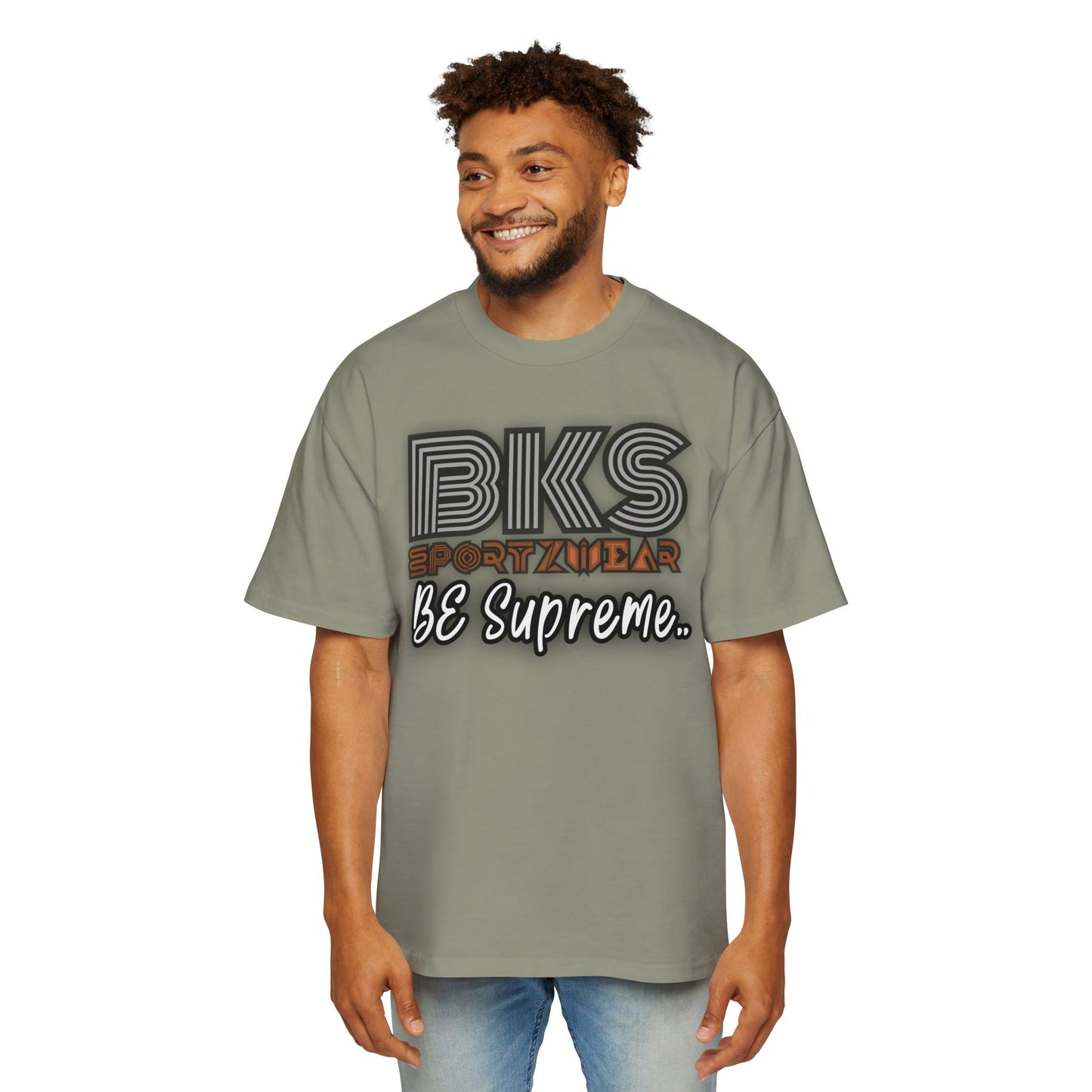 Men's  BKS Graffiti Heavy Oversized Tee (HT S 1005)