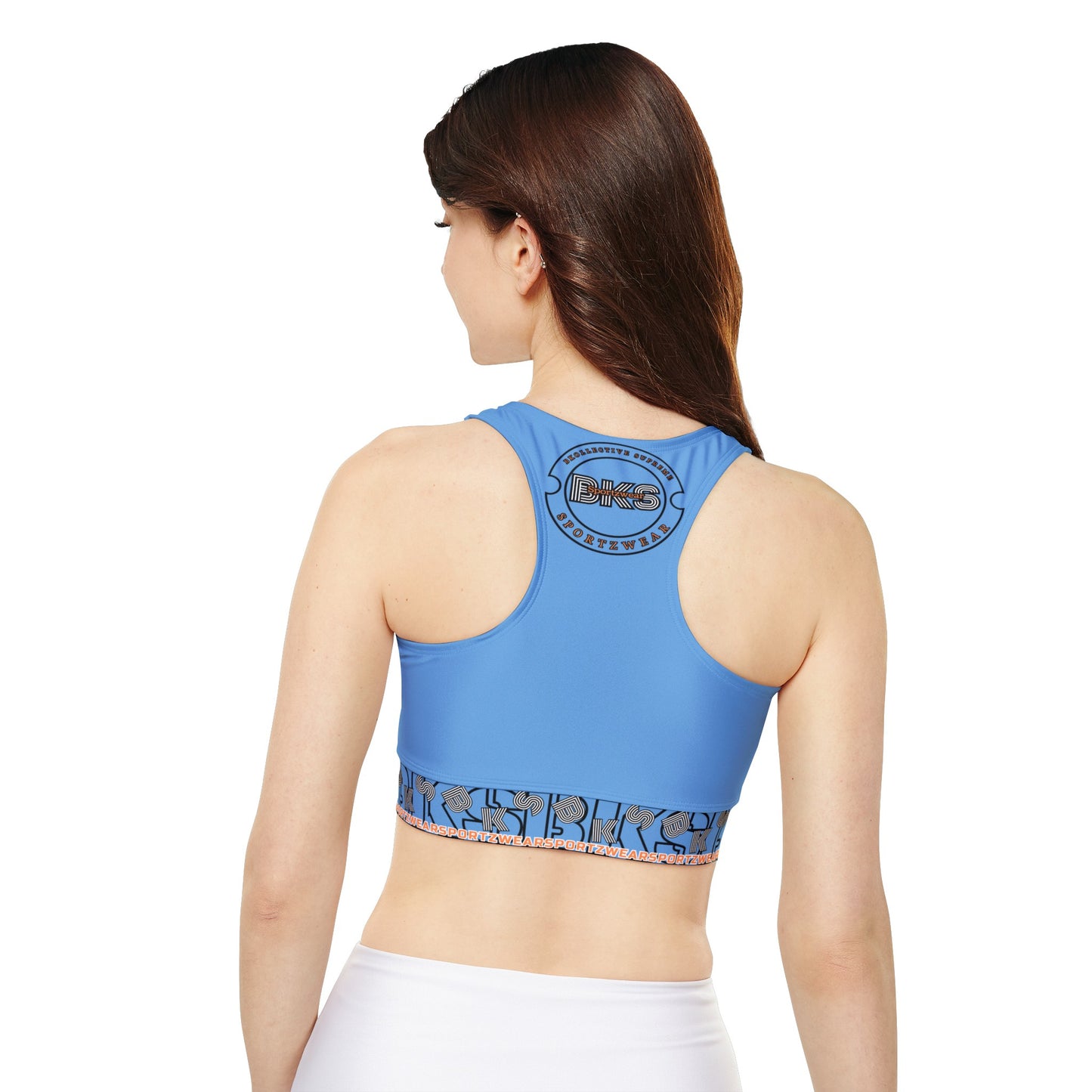 Supreme Sport Fully Lined, Padded Sports Bra  carolina blue (SB 5306 )