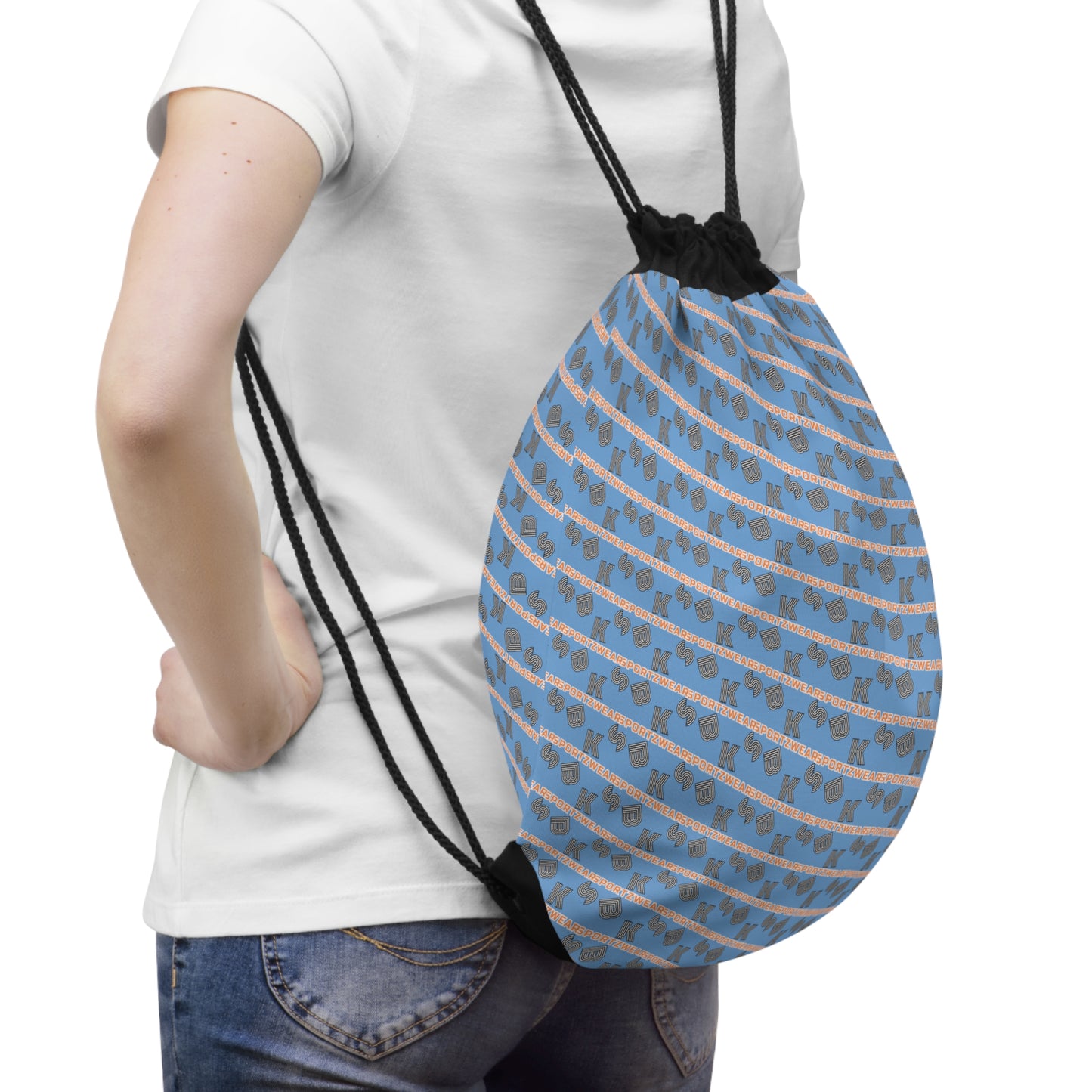 Drawstring Bag light Blue( DB 902