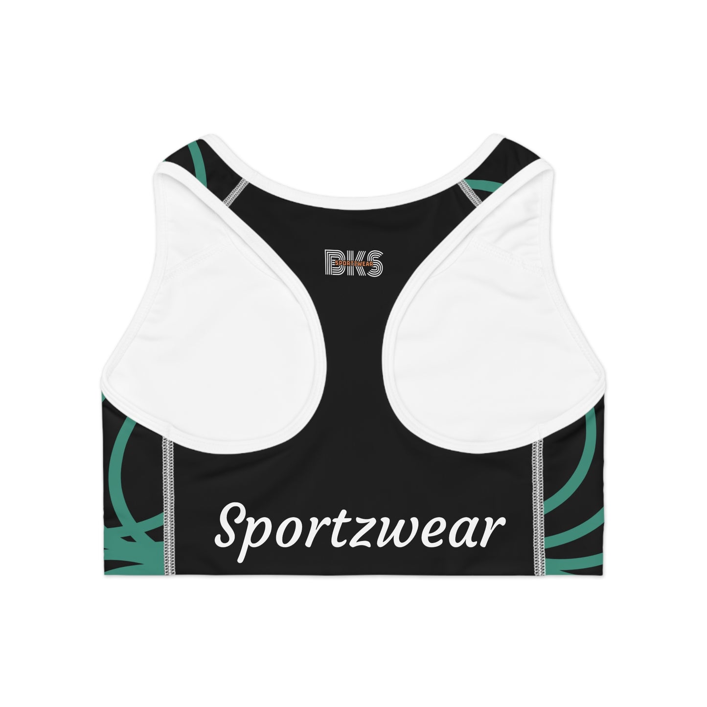 Circle Symetry Sports Bra green/blk ( SB 5001)