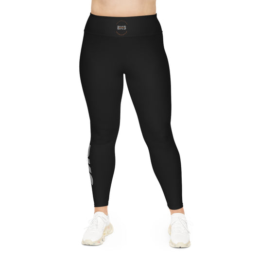 Simplicity Queen Plus Size Yoga Leggings Black (PYL 7201)