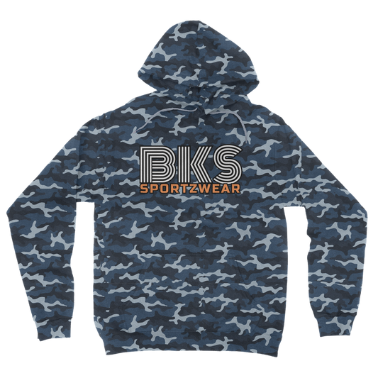 bks swirl sportzwear blk updated for print Camouflage Adult Hoodie