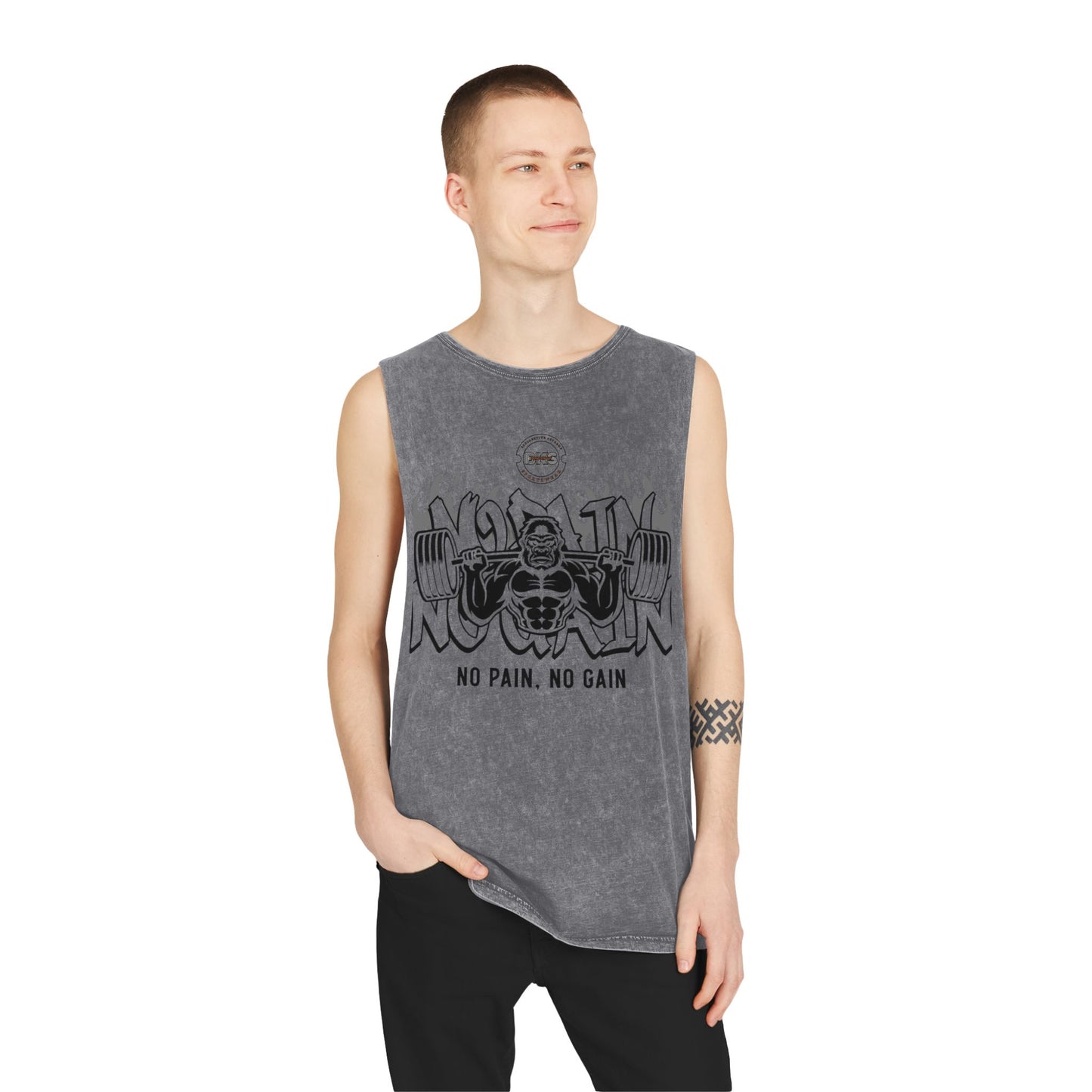 Gorilla Heat Stonewash Tank Top T Shirt (TS 1006)