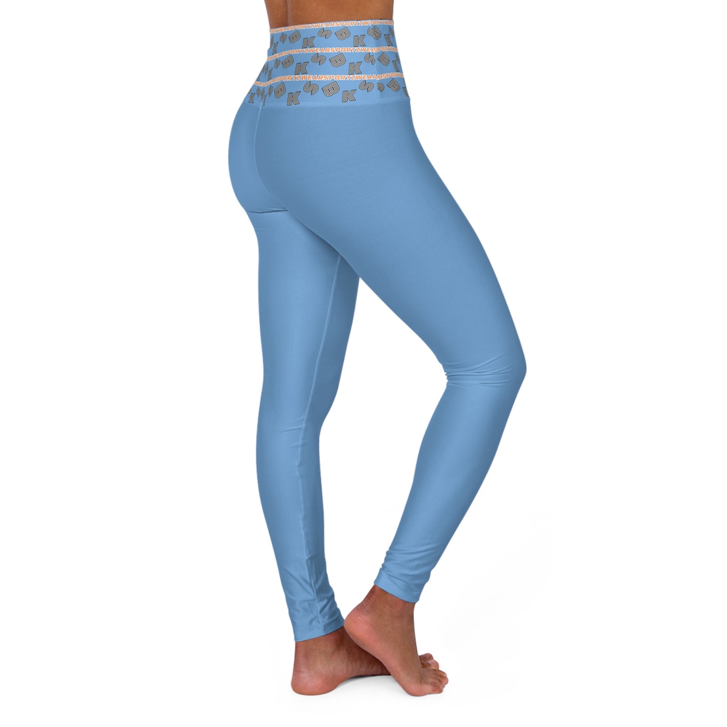 Supreme High Waisted Yoga Leggings  carolin blue (YP 7102)