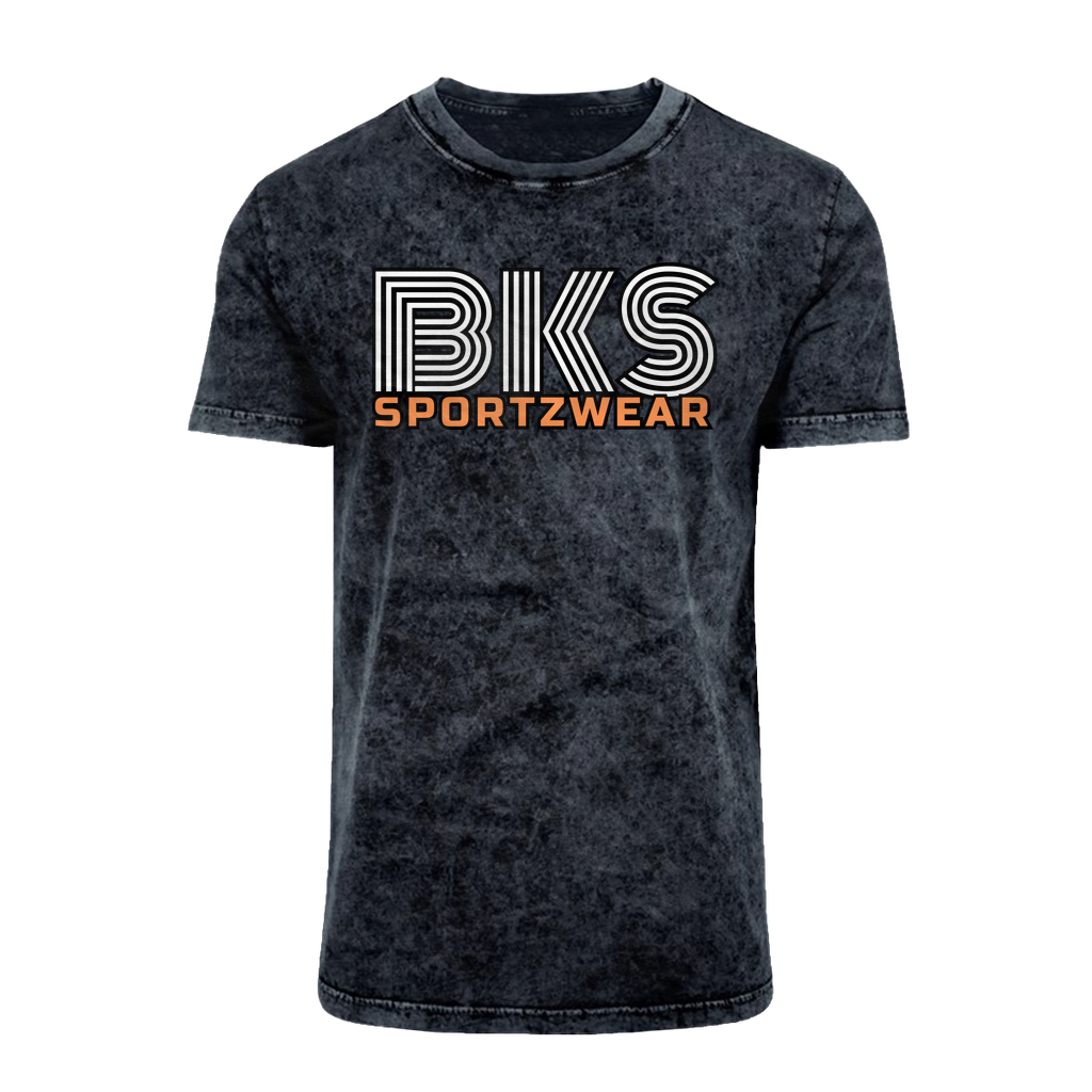 bks swirl sportzwear Acid Washed T-Shirt