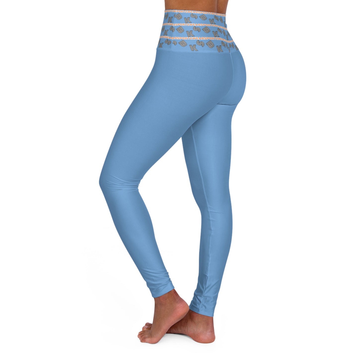 Supreme High Waisted Yoga Leggings  carolin blue (YP 7102)