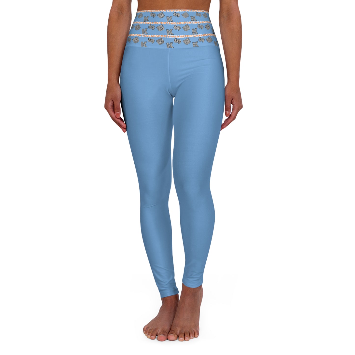 Supreme High Waisted Yoga Leggings  carolin blue (YP 7102)