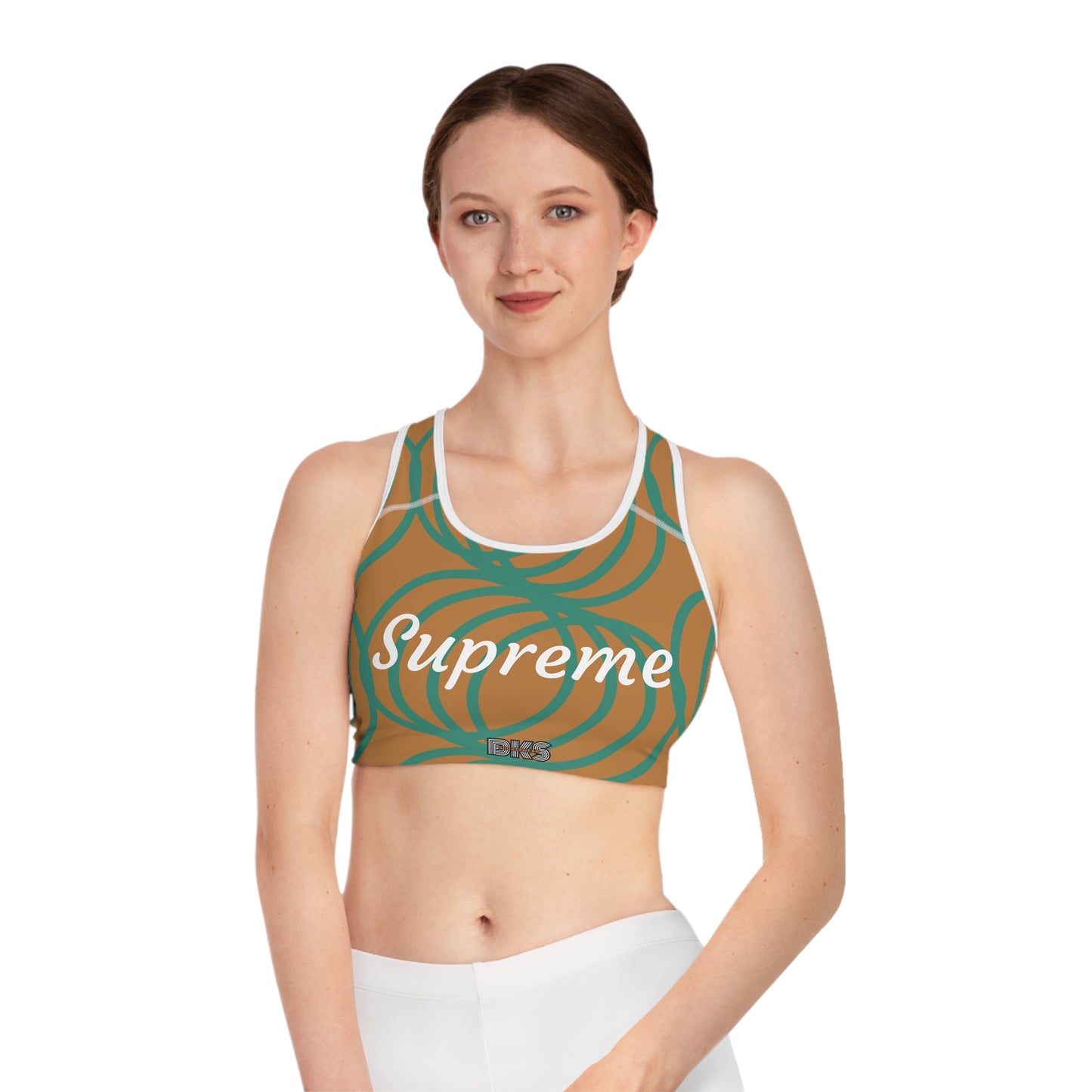 Circle Symetry Sports Bra carmel  ( SB 5002)