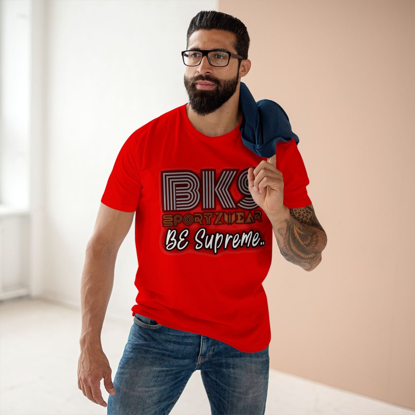 Men's BKS Grafitti Supreme Boxy T Shirt( TS 1004)