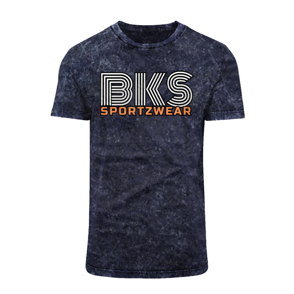 bks swirl sportzwear Acid Washed T-Shirt