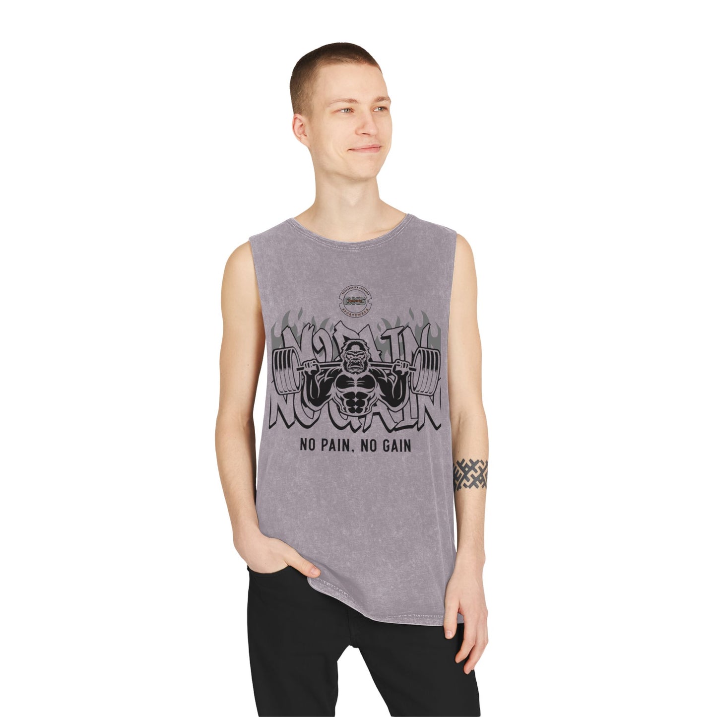 Gorilla Heat Stonewash Tank Top T Shirt (TS 1006)