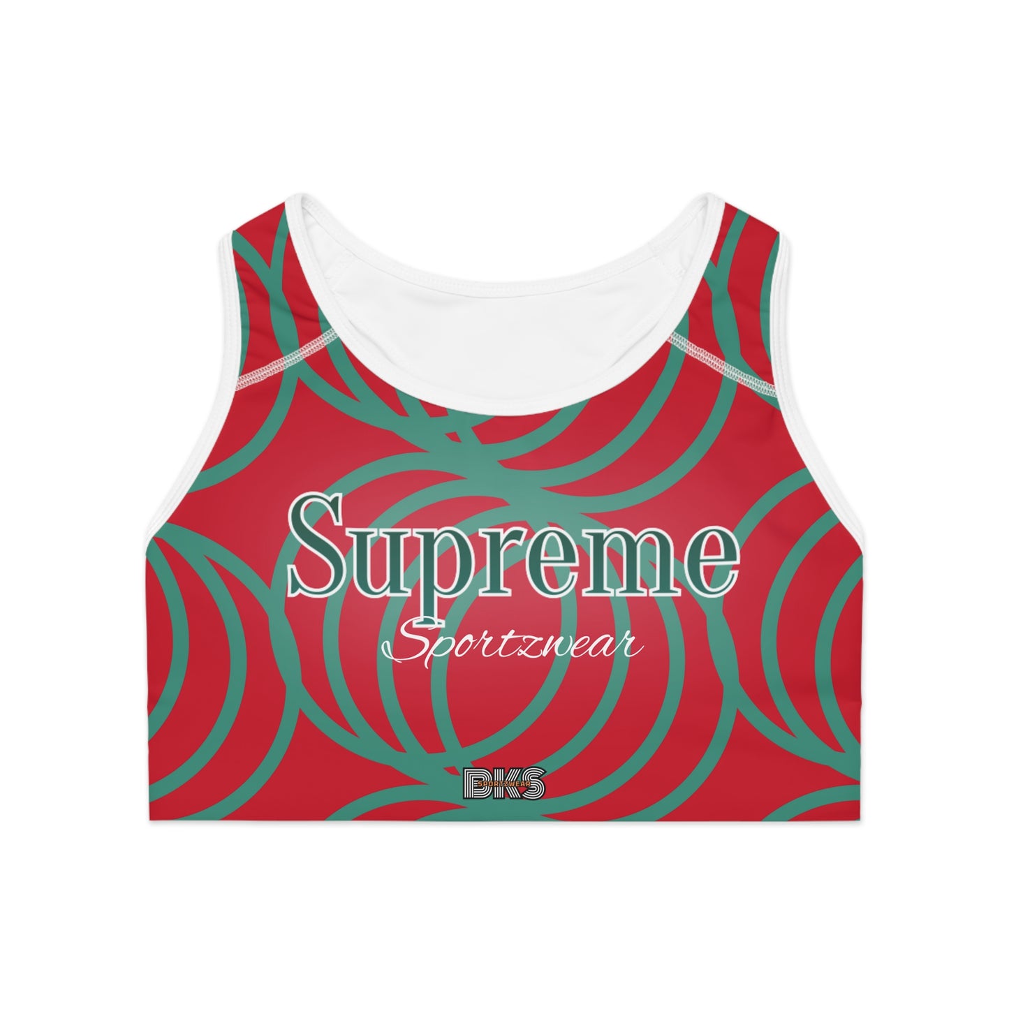 Circle Symetry Sports Bra X-mas Edition red ( SB 5000c)