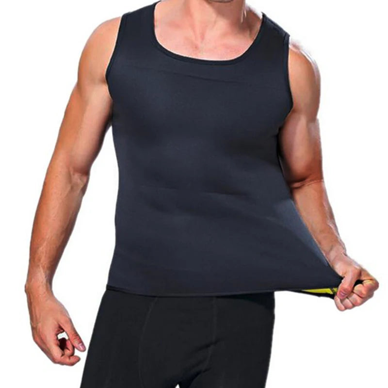 Men  Slimming Sauna Tank Workout Shirt