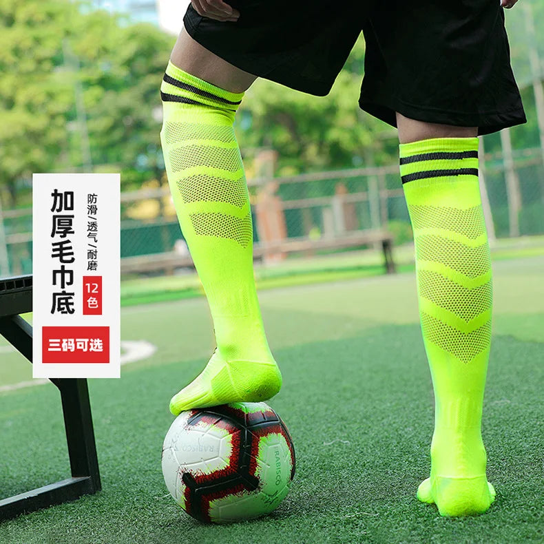 Adults/ Youths Breathable Knee-high Training Sports Socks