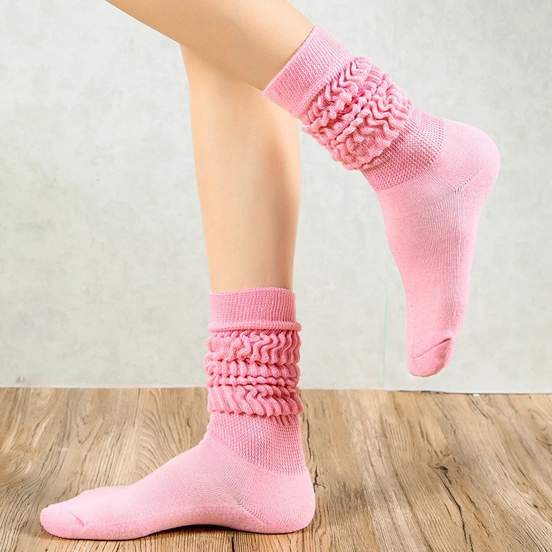 Women's thick slouch socks for autumn and winter/ 10 pair variety pack