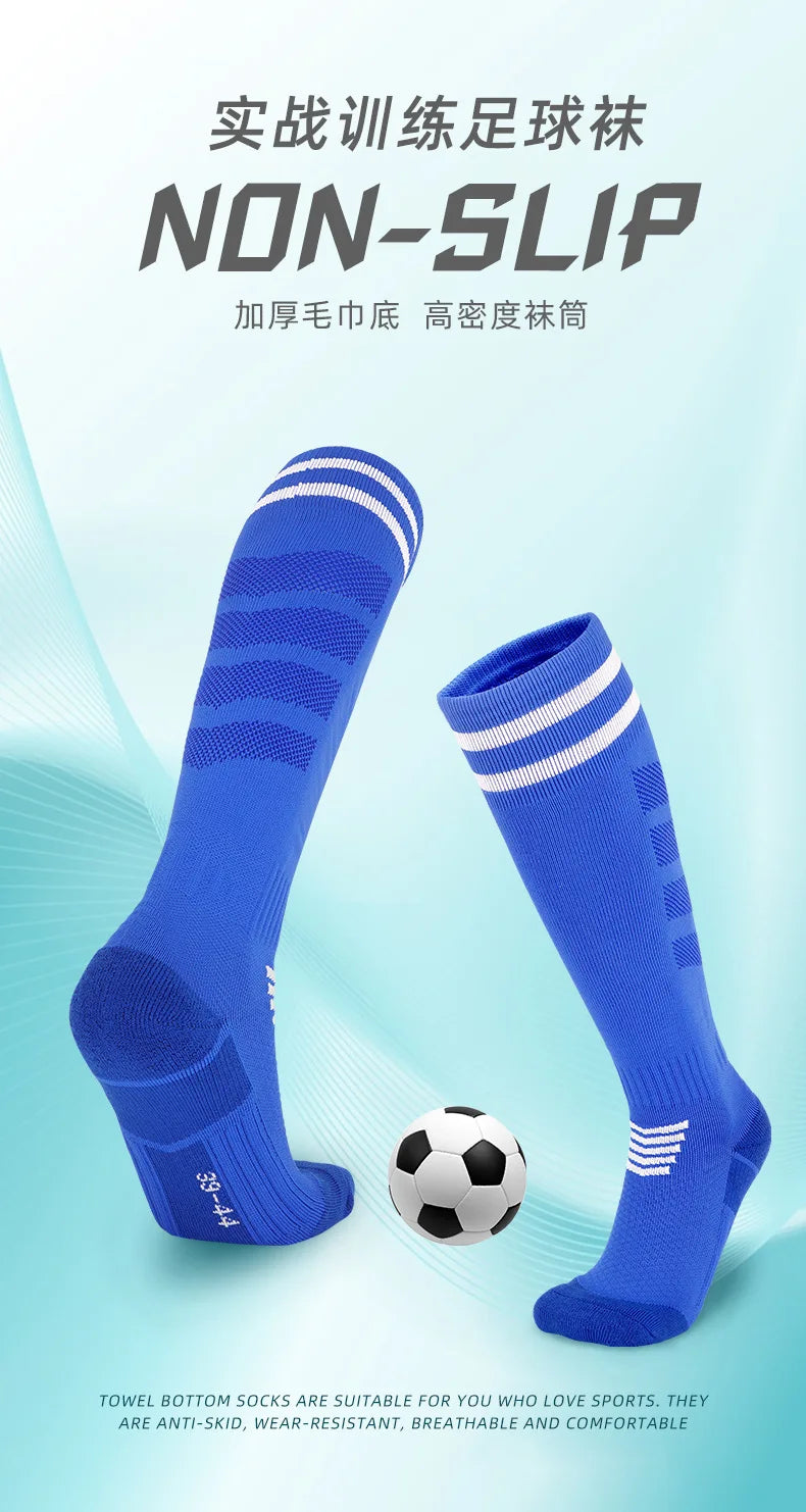 Adults/ Youths Breathable Knee-high Training Sports Socks