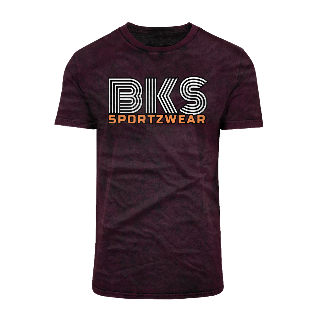 bks swirl sportzwear Acid Washed T-Shirt